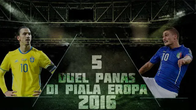 Video duel terpanas di ajang Piala Eropa 2016, salah satunya Granit Xhaka vs Taulant Xhaka kakak-adik kandung membela dengan beda negara.