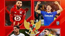 Ilustrasi pemain Timnas Indonesia di kompetisi Eropa. (Bola.com/Gemini)