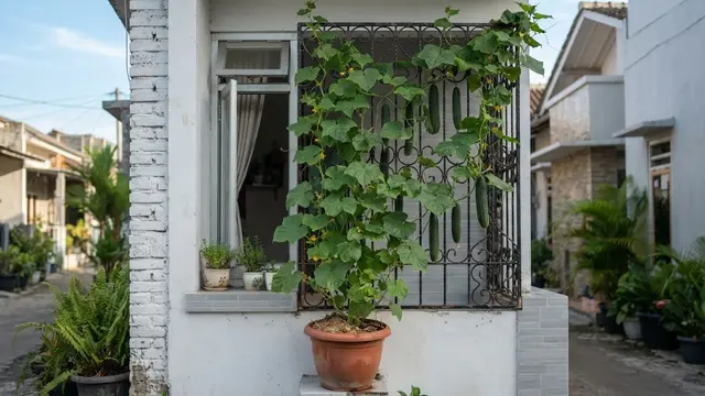 8 Tanaman Buah yang Bisa Dirambatkan di Teralis Jendela, Cantik dan Produktif