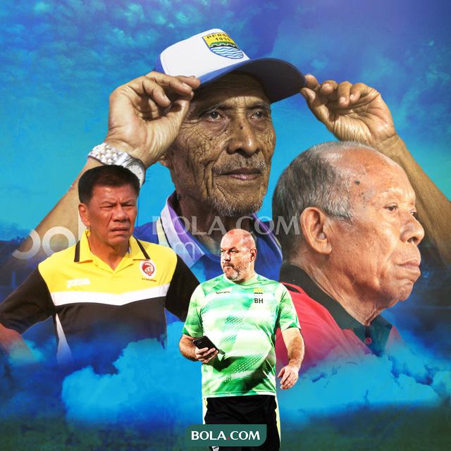 Ilustrasi - Indra M. Thohir, Sinyo Aliandoe, Benny Dollo, Bojan Hodak