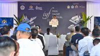 Menteri Perhubungan Budi Karya Sumadi di kegiatan INSA Yacht Festival yang diselenggarakan oleh Indonesian National Shipowners Association (INSA) di Pelabuhan Benoa Bali. (Dok Kemenhub)