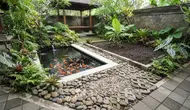 7 Cara Menggabungkan Kolam Ikan dan Kebun tanpa Membuat Halaman Becek, Asri dan Bersih