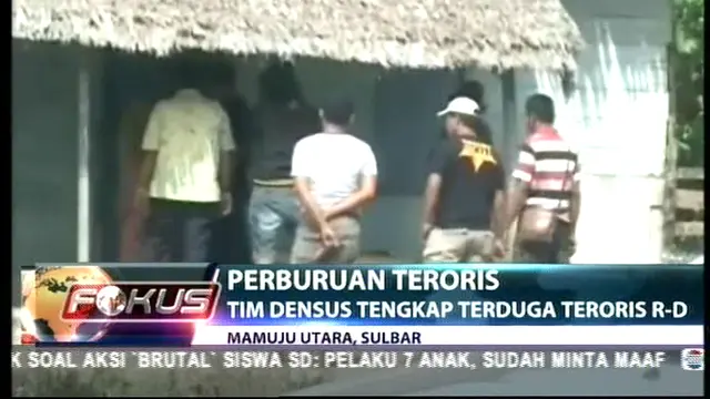 Perburuan Teroris, Tim Densus Tangkap Terduga Teroris RD