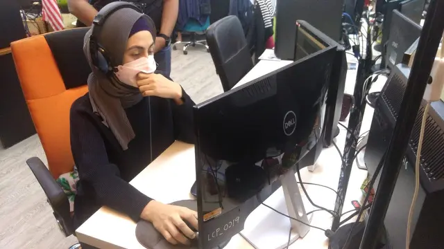 Jehan, salah satu animator Indonesia yang bekerja untuk kartun Upin-Ipin.
