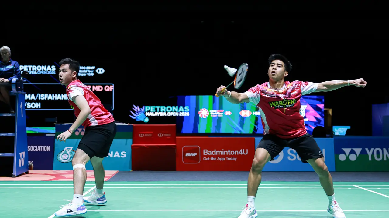 Sabar Karyaman Gutama/Moh Reza Pahlevi Isfahani - Malaysia Open 2026 - Bulu Tangkis