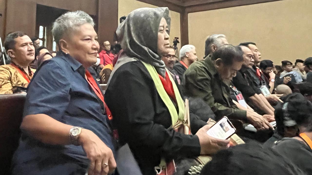 suasana sidang vonis hasto