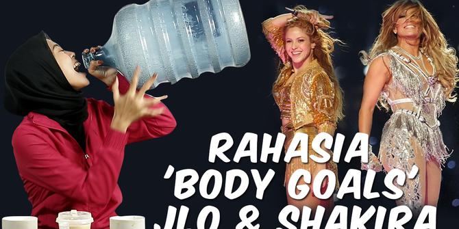 VIDEO: Rahasia Body Goals Jennifer Lopez dan Shakira