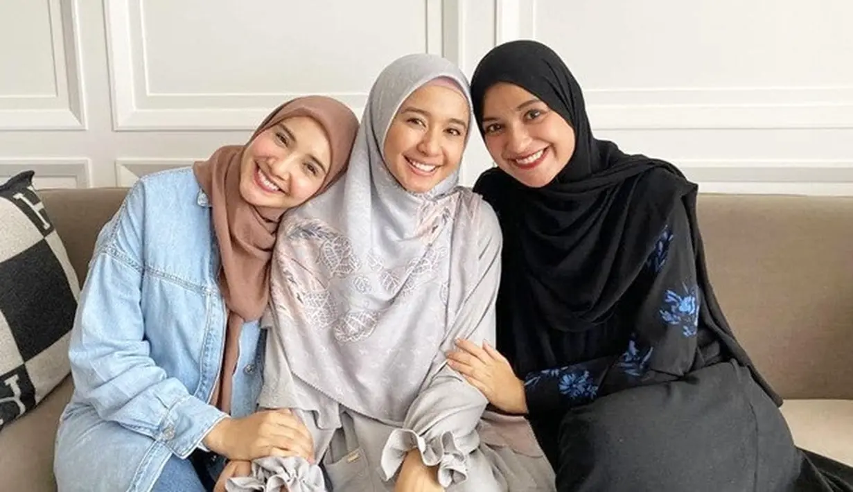 Laudya Cynthia Bella, Zaskia Sungkar dan Shireen Sungkar (Sumber: Instagram/laudyacyntihabella)