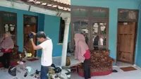 Tangkapan layar video yang menayangkan rumah pelaku buang sampah sembarangan dikirimkan kembali sampah-sampahnya. (dok. @zenkyprayudan/https://www.tiktok.com/@zenkprayudan/video/7381055099268893957?is_from_webapp=1&sender_device=pc&web_id=7341796153003361810/Rusmia Nely)