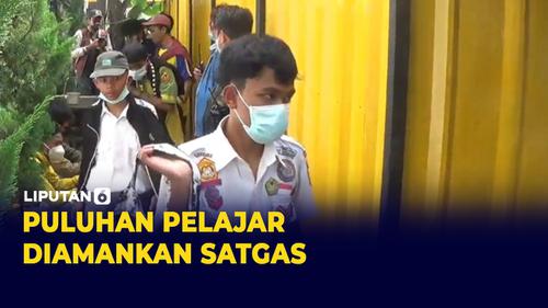 VIDEO: Puluhan Pelajar diamankan saat akan Demo ke Jakarta
