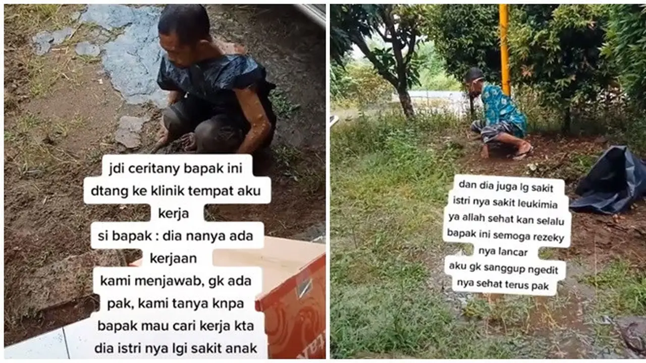 Istri Sedang Sakit, Kisah Pria Minta Pekerjaan Demi Dapat Uang Ini Bikin Haru