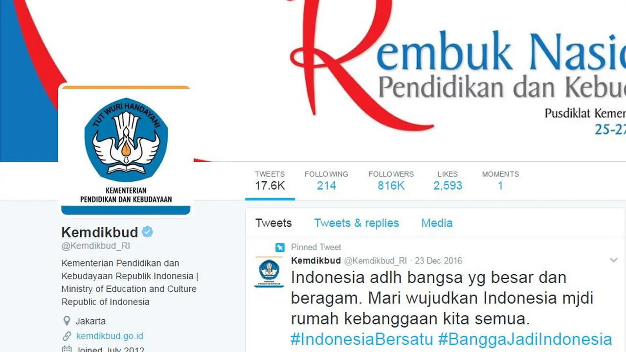 [Bintang] Balas Mention, Kicauan Kemdikbud RI Ini Bisa Bikin Ngakak!