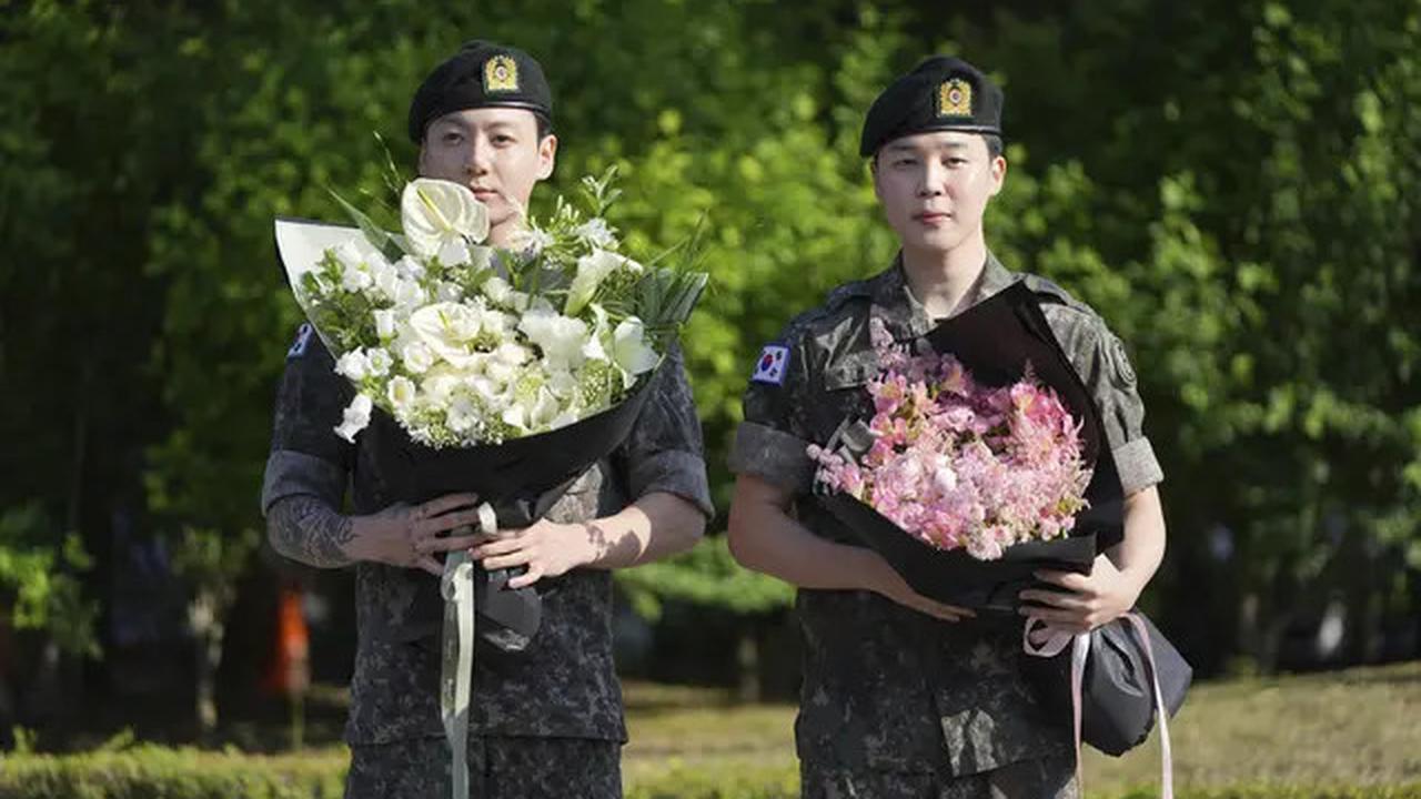 Jimin dan Jungkook BTS Tuntaskan Wajib Militer, Sapa ARMY hingga Kagok Hadapi Kamera