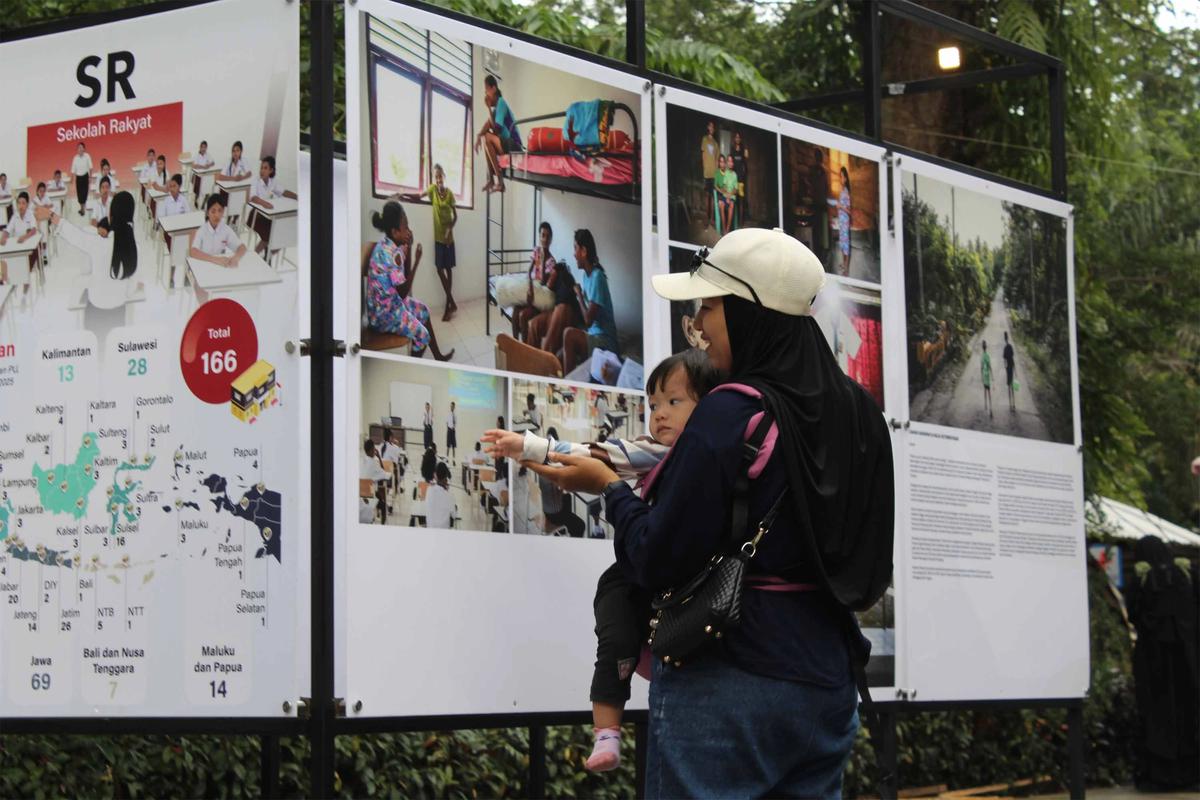 FOTO: Pameran Jurnalistik Haluan Merah di Ruang Publik Ragunan