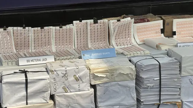 Pengungkapan Sindikat Meterai Palsu