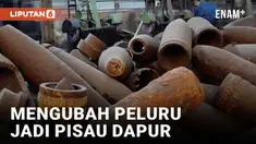 Pulau Kinmen di Taiwan hanya berjarak beberapa kilometer dari Tiongkok, dan jadi medan pertempuran kedua belah pihak di masa lalu. Masih banyak bekas peluru artileri yang bertebaran di pulau itu, dan seorang perajin mengubahnya menjadi simbol perdama...