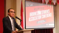 Dubes RI Tantowi Yahya membuka Konferensi Perhimpunan Pelajar Indonesia (PPI) Selandia Baru di Wellington. (KBRI Wellington)