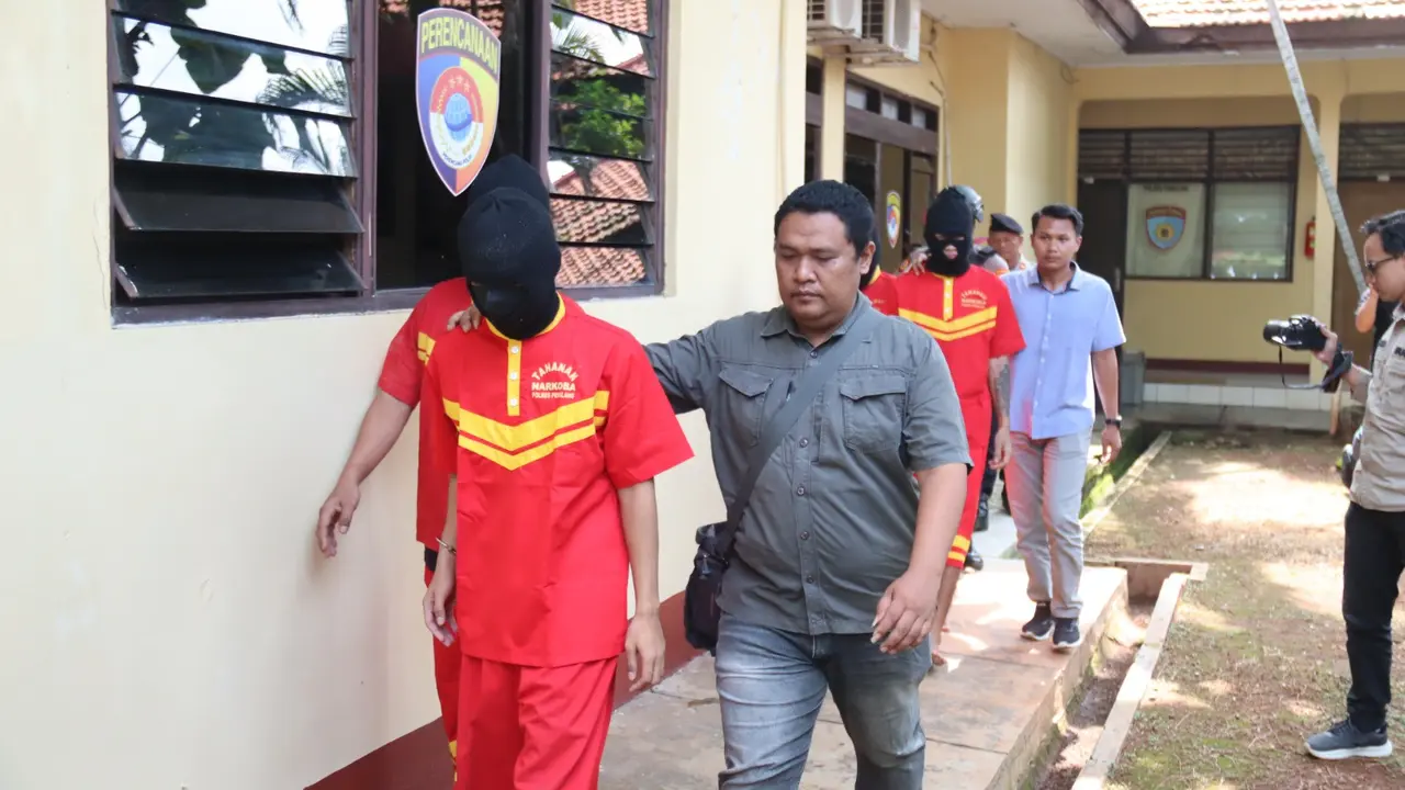 Tersangka pelaku Pekat yang ditangkap jelang Ramadhan di Pemalang. (Foto: Liputan6.com/Humas Polres Pemalang0