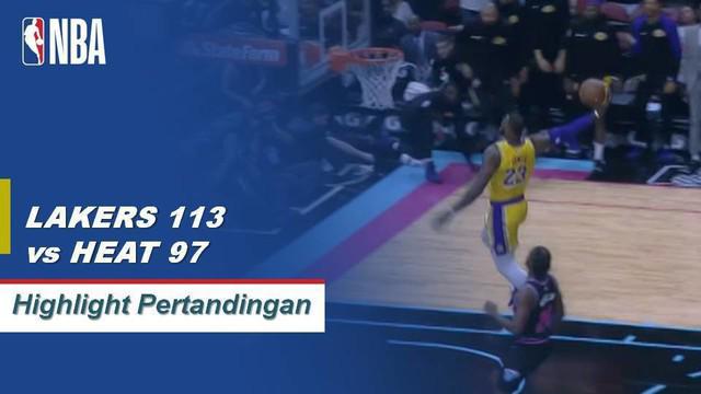 LeBron James menempatkan kinerja 51 poin saat kembali ke Miami saat Lakers mengalahkan Heat, 113-97