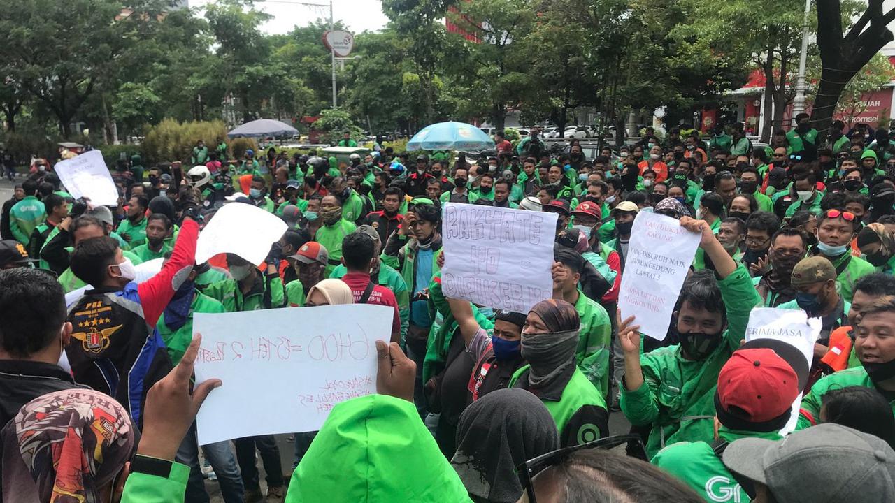 Ini Tuntutan Mitra Ojek dan Taksi Online saat Demo Ojol
