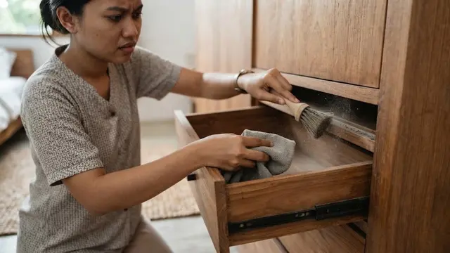 Bersihkan Rel dan Bagian yang Bergesekan