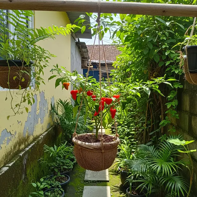 6 Jenis Cabai yang Cocok Ditanam Gantung di Pekarangan Sempit, Praktis dan Mudah Dirawat