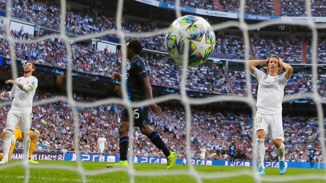 Real Madrid Ditahan Imbang Club Brugge di Santiago Bernabeu