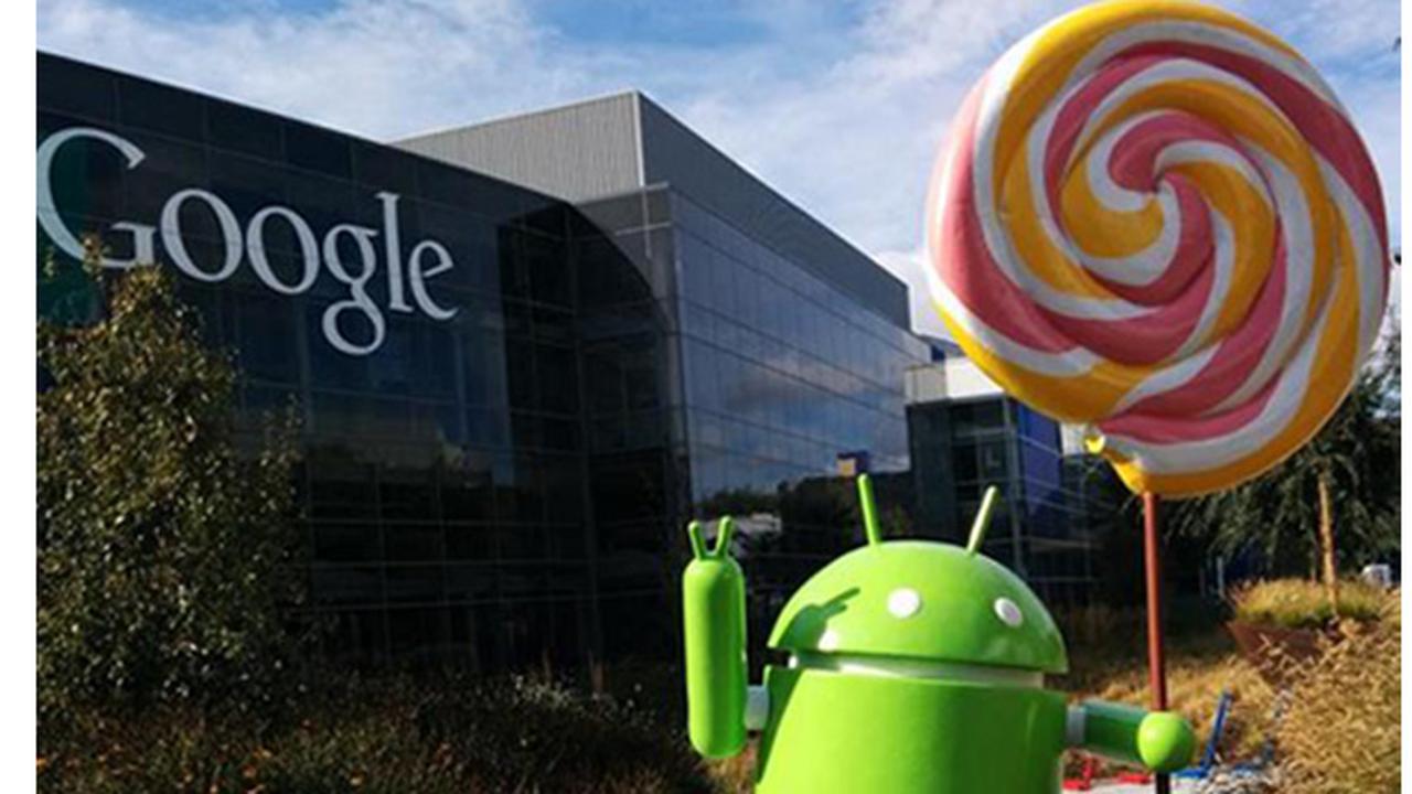 Patung Android Lollipop Hiasi Halaman Kantor Google