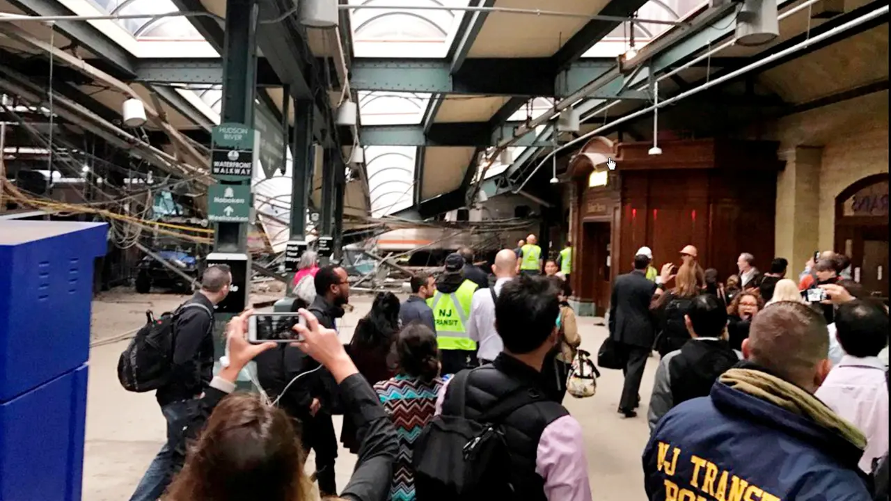 Kecelakaan kereta di New Jersey, Amerika Serikat