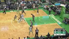 Berita video game recap NBA 2017-2018 antara Boston Celtics melawan Brooklyn Nets dengan skor 110-97.
