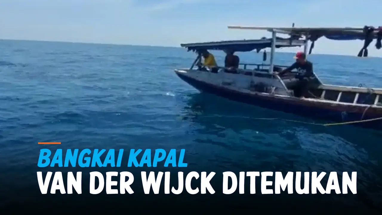 BANGKAI KAPAL VAN DER WIJCK DITEMUKAN