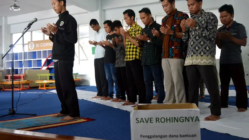 Peduli Rohingya Mahasiswa Bengkulu Gelar Salat Gaib