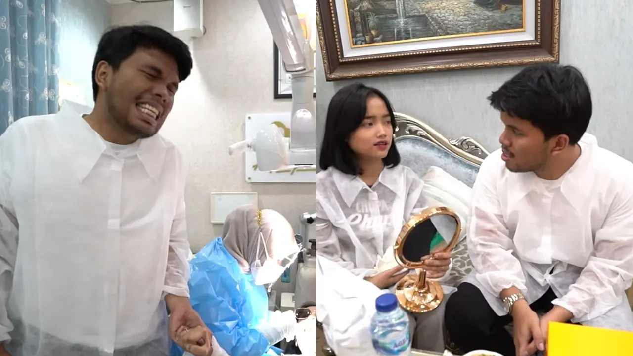 Thariq Halilintar Temani Fuji Operasi Gigi