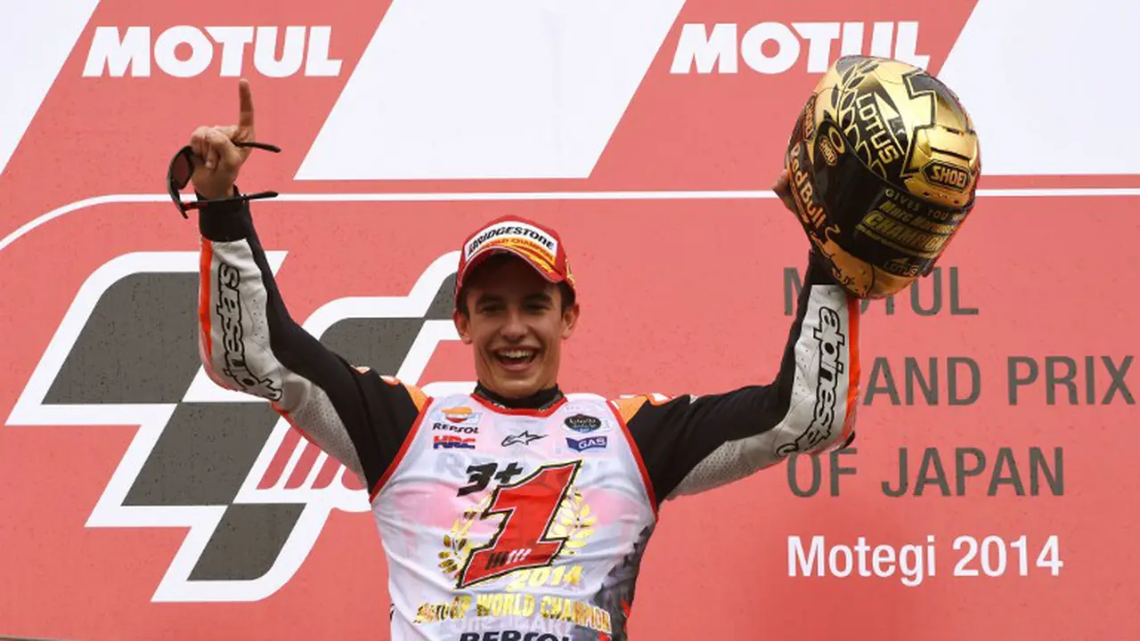 Pembalap Repsol Honda Marc Marquez