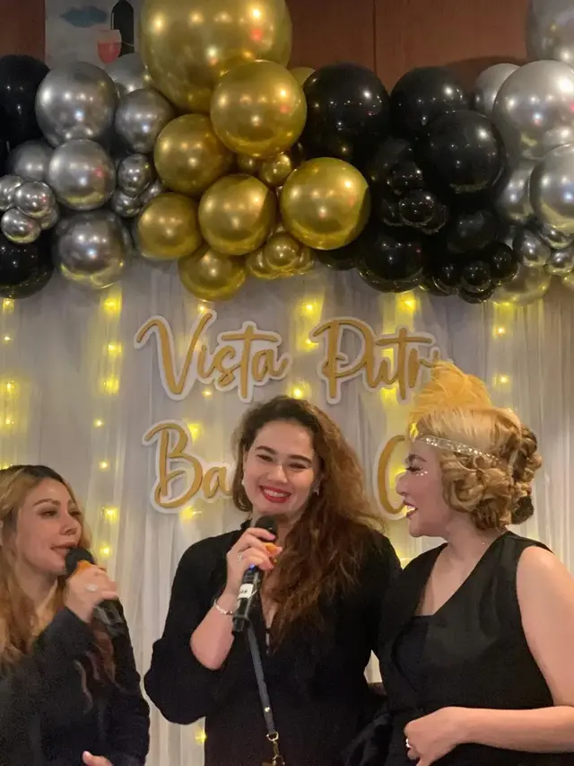 6 Potret Catherine Wilson di Ultah Teman Artis, Digoda Jadi Anggota 'Tiga Bule'
