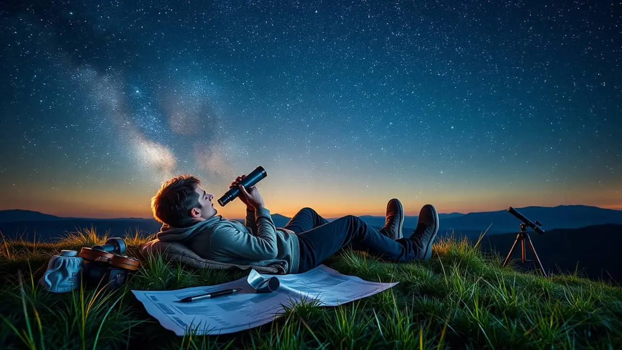 kepribadian orang yang menyukai langit malam
