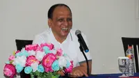 Plt. Ketua Umum Plt Asprov PSSI Sulsel, Mulyadi. (Bola.com/Abdi Satria)