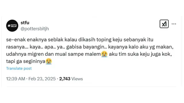 6 Komentar Netizen Lihat Orang Makan Seblak Pakai Keju,