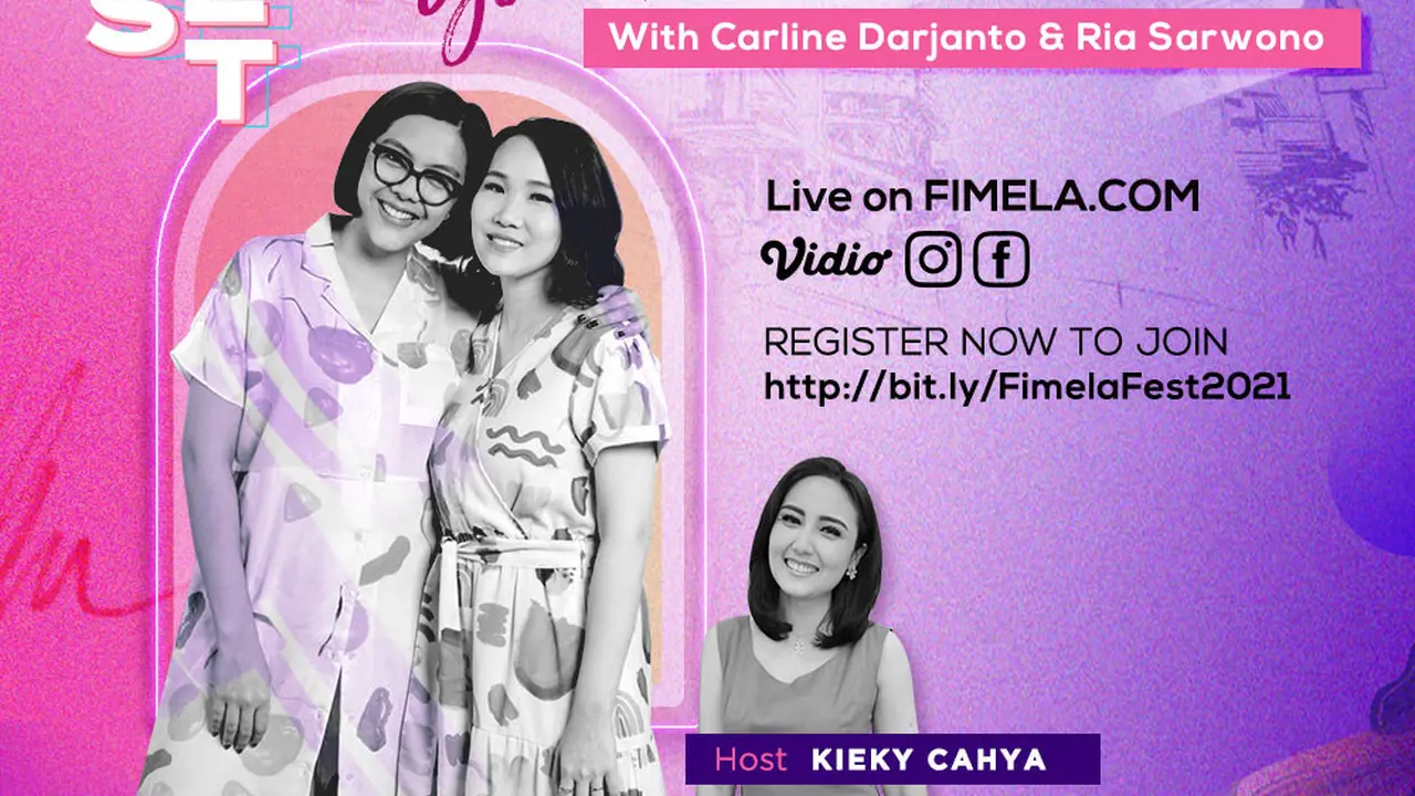 Carline Darjanto dan Ria Sarwono