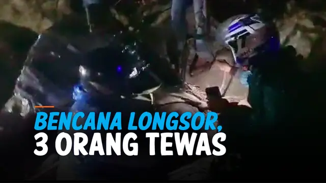 VIDEO: Longsor Sibolangit, Timpa Mobil hingga 3 Orang Tewas