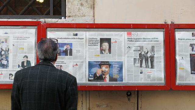 Ilustrasi berita, media cetak, koran