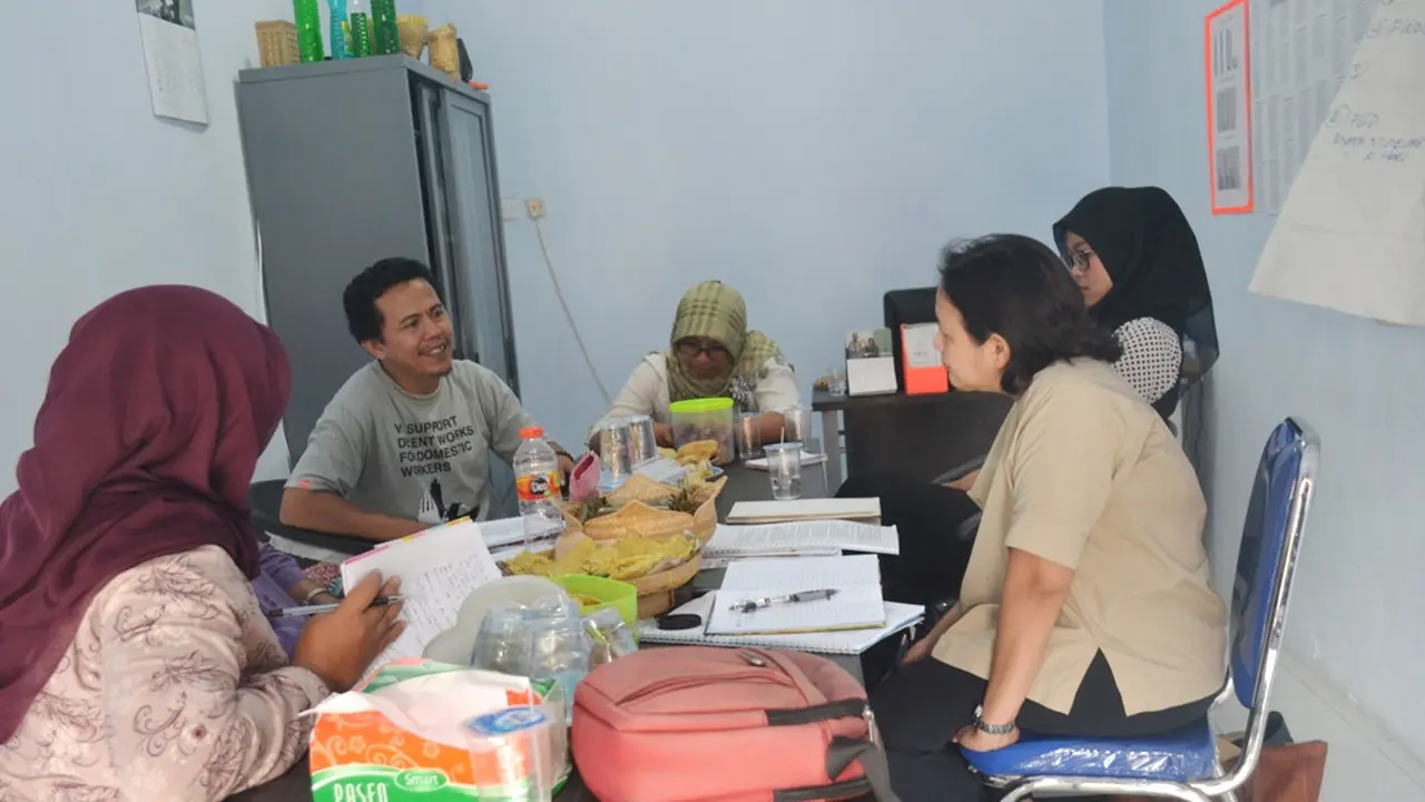 Migrant Care mewaspadai modus baru human trafficking menggunakan fasilitas BKK sekolah. (Foto: Liputan6.com/Muhamad Ridlo)