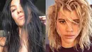 Messy hair, don't care. Mana yang lebih cantik di antara Sofia Richie dan Kourtney Kardashian? (HollywoodLife)