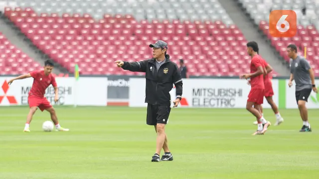 Foto: Mengintip Sesi Latihan Terakhir Timnas Indonesia Jelang Laga Perdana Kontra Kamboja di Piala AFF 2022