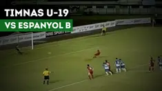 Berita Video Timnas Indonesia U-19 kalah 2-4 dari Espanyol B di Bandung, Jawa Barat, Jumat (14/7/2017). Seperti apa 2 gol Timnas U-19?