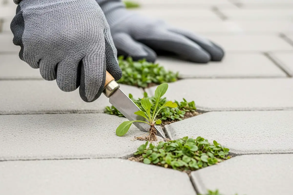 Cara Efektif Mengatasi Rumput Liar Tumbuh di Sela Paving Rumah
