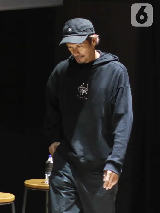 Band Noah menggelar konferensi pers di Jakarta, Selasa (30/8/2022). Konferensi pers dihadiri ketiga personil Noah, Ariel, Lukman dan David. (Liputan6.com/Herman Zakharia)
