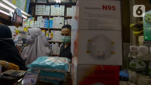 Sikapi Kelangkaan Masker, Polda Metro Jaya Sidak Pasar Pramuka