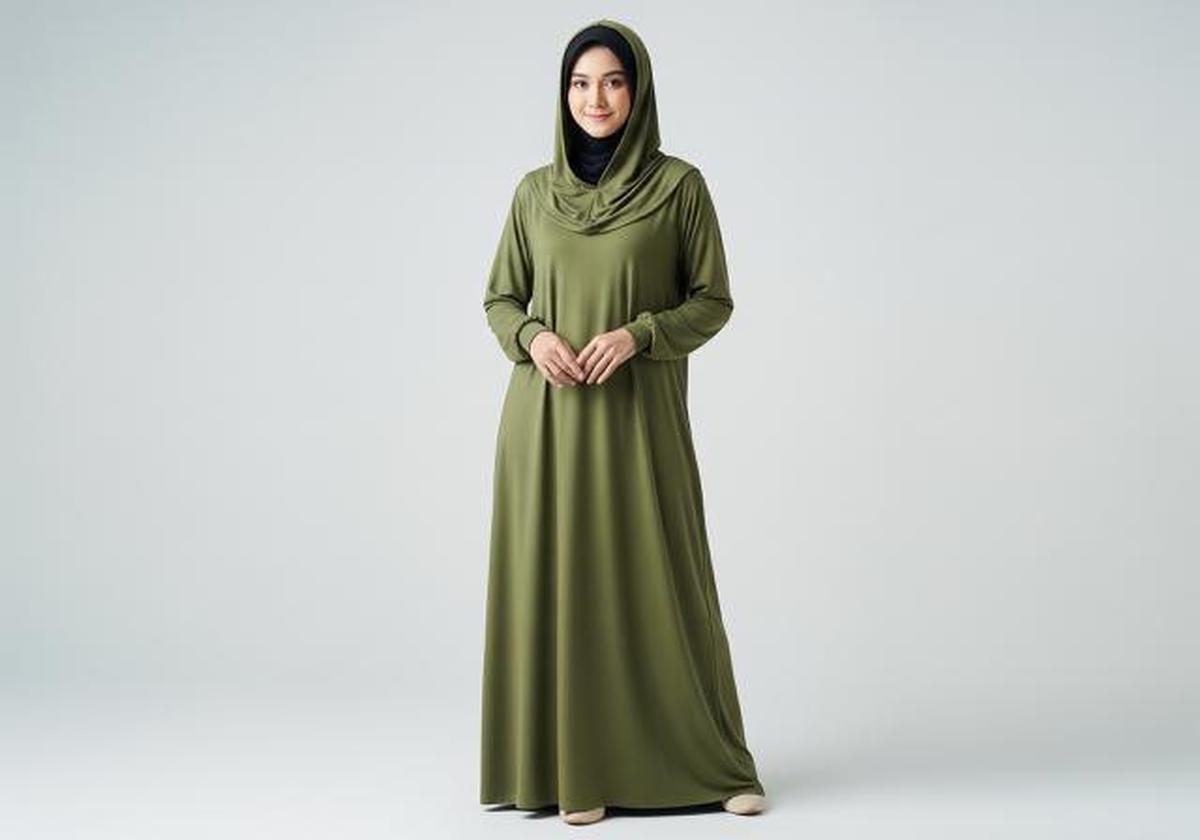 8 Ide Model Gamis Simple untuk Kelompok Pengajian yang Rapi, Serasi, dan Nyaman