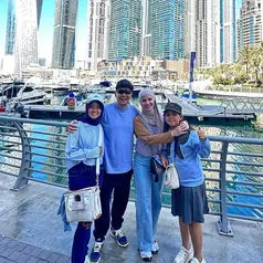 Aldilla Jelita mantap pindah ke Australia demi pendidikan anak. [@dhila_dafbel]